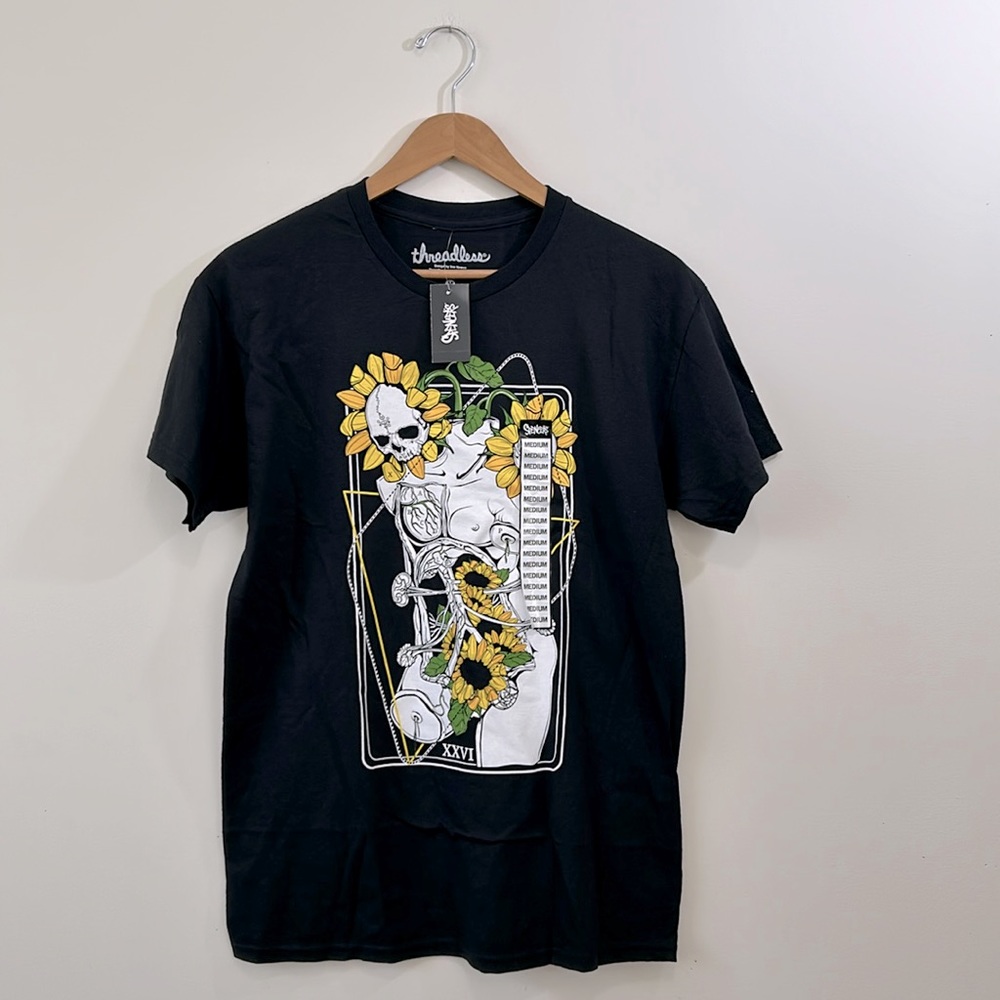 Threadless Graphic T Shirt Black Adult Medium NWT
